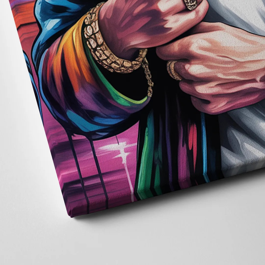 Infinite Bars Canvas Close Up