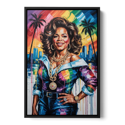 Inspire 2.0 Front - Black Canvas Wall Art