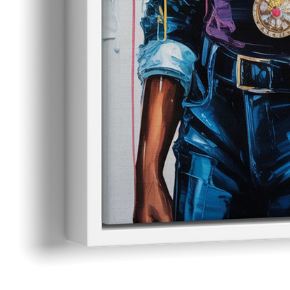 Inspire 2.0 - Close-Up White Frame Canvas