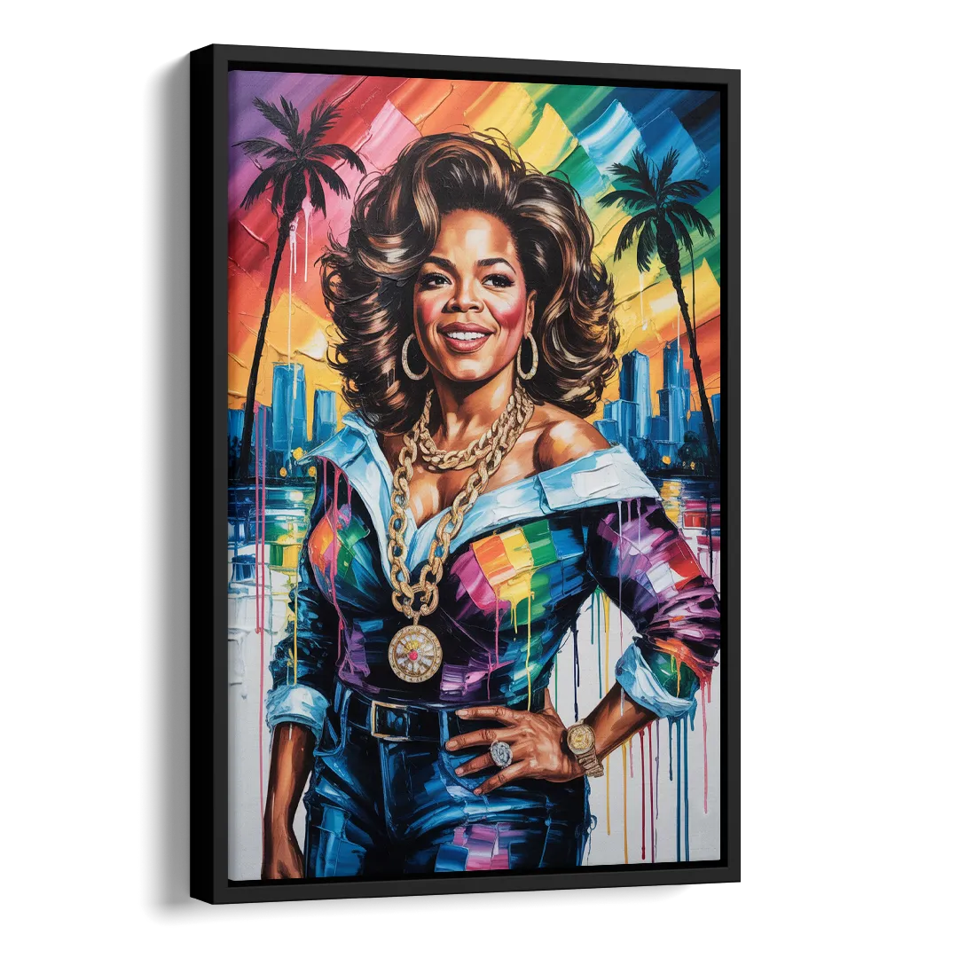 Inspire 2.0 Side - Black Canvas Wall Art