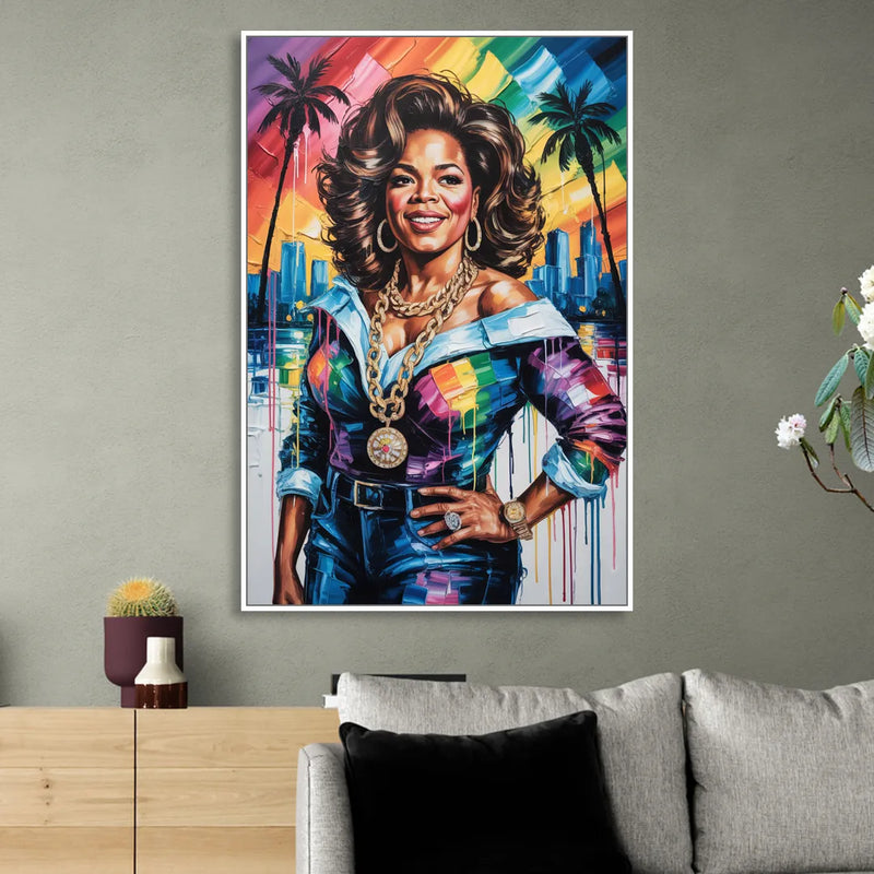 Inspire 2.0 Living Room - White Canvas Wall Art