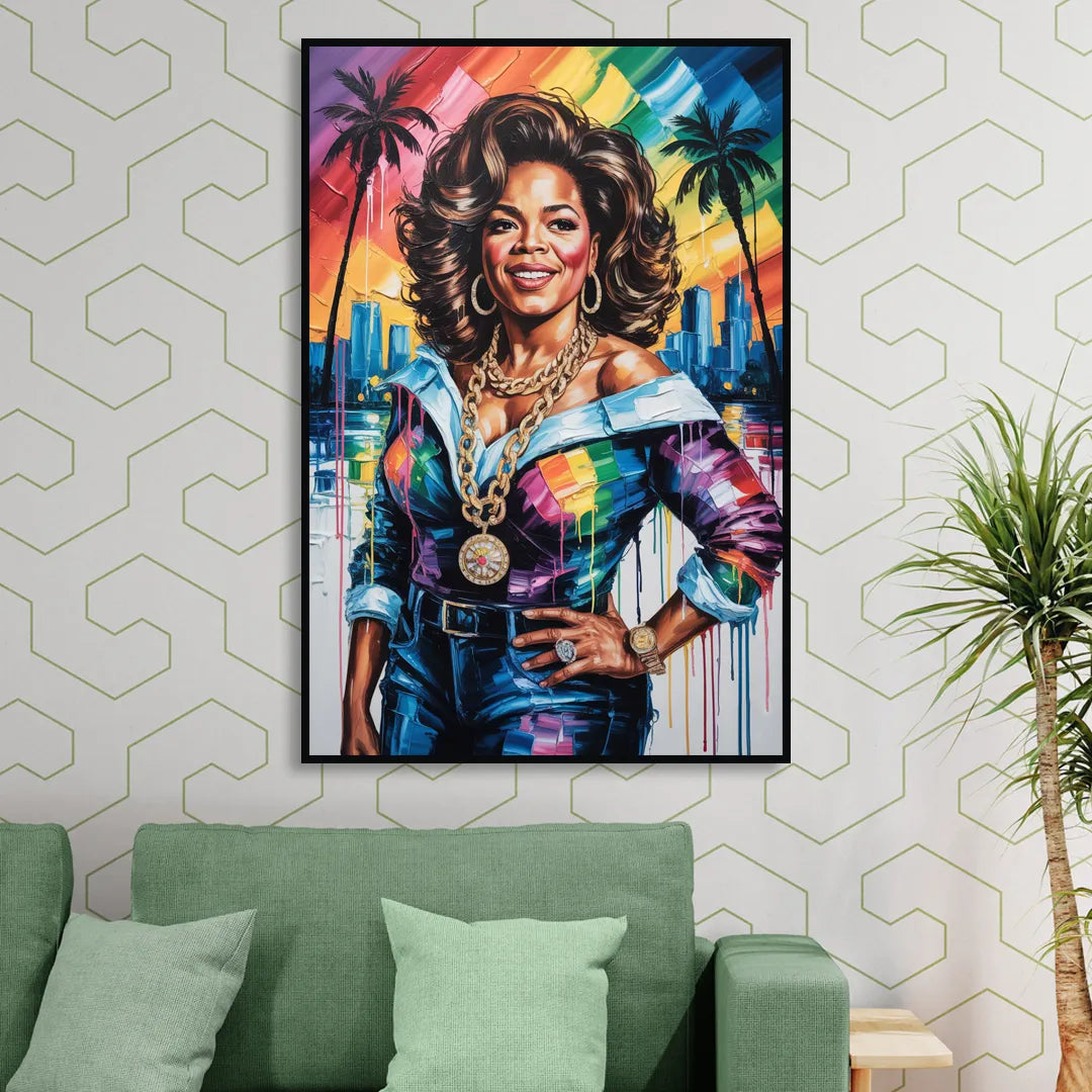 Inspire 2.0 Living Room - Black Canvas Wall Art