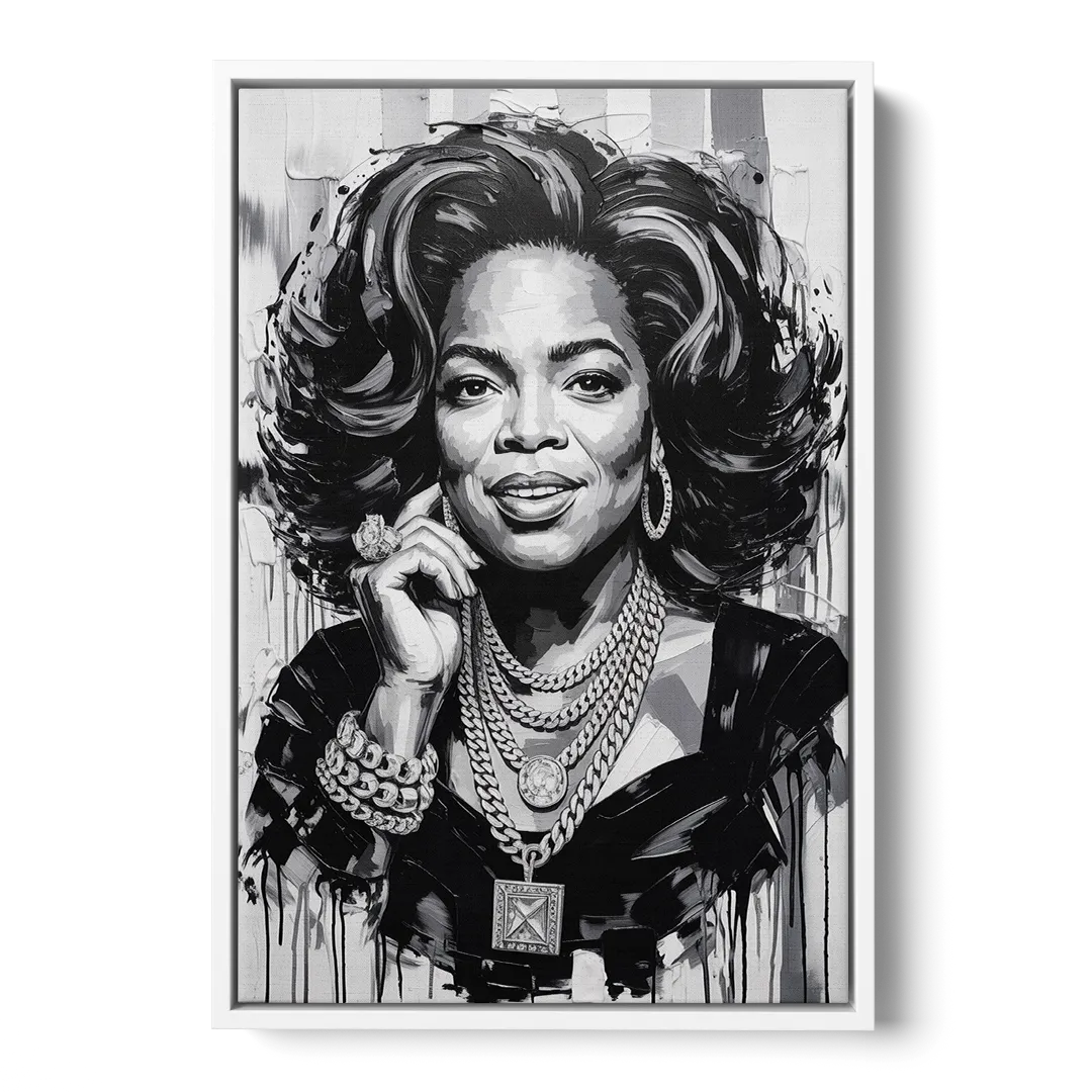 Inspire Front - White Canvas Wall Art