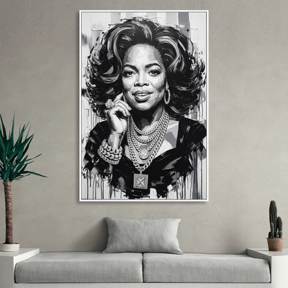 Inspire Sitting Room - White Canvas Wall Art