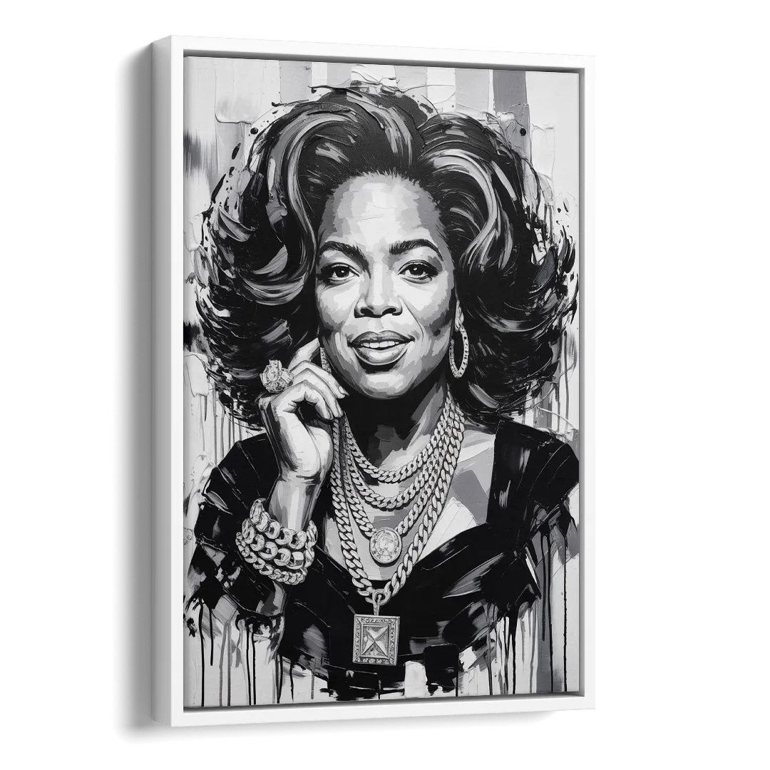 Inspire Side - White Canvas Wall Art