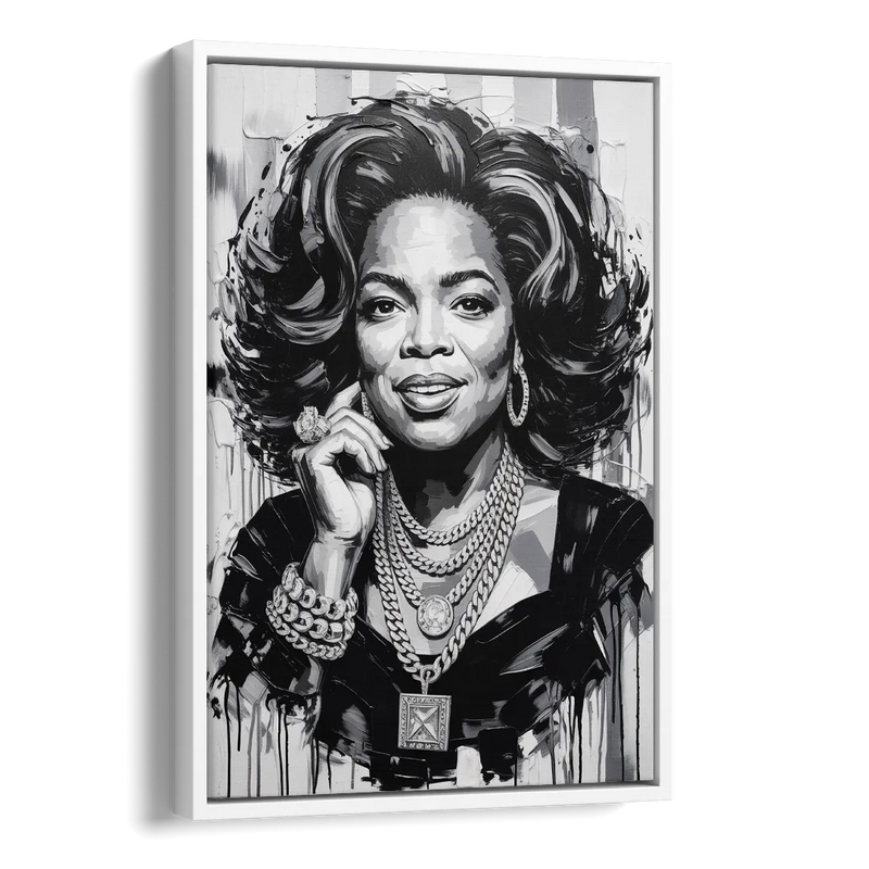 Inspire Side - White Canvas Wall Art