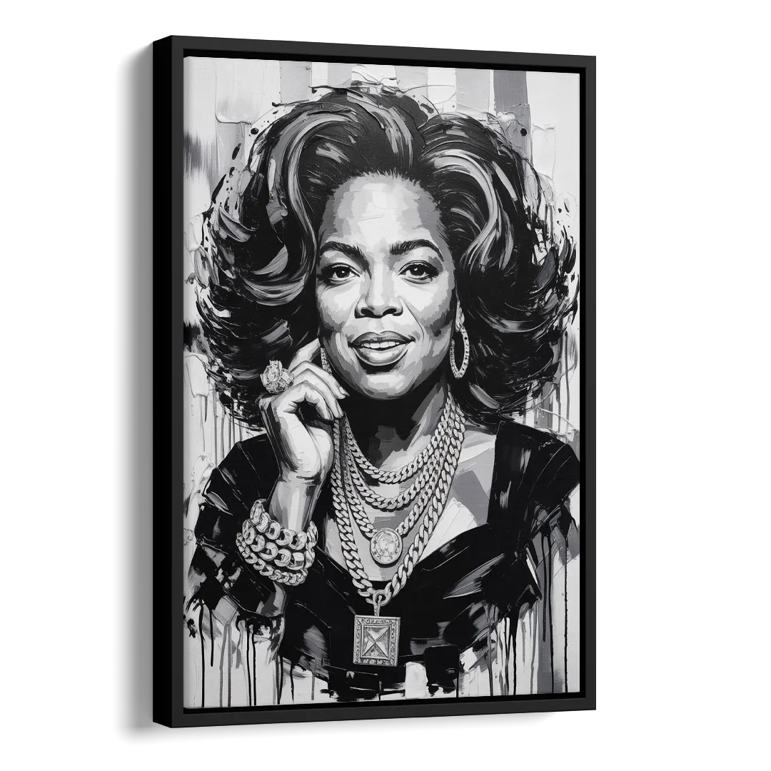 Inspire Side - Black Canvas Wall Art