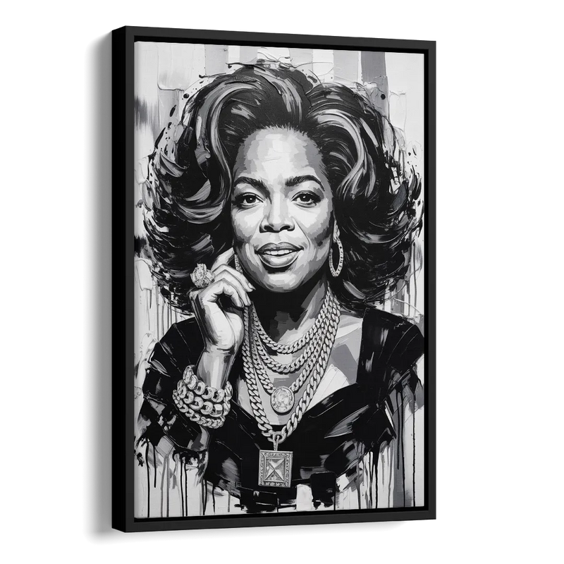 Inspire Side - Black Canvas Wall Art