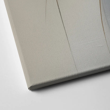 Intricate Harmony Grey and White Abstract Canvas Close Up