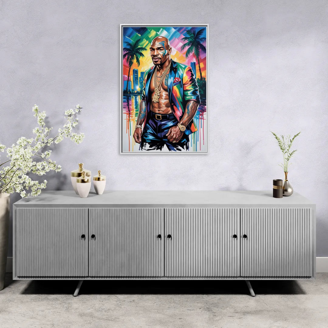 Iron Legacy 2.0 - Living Room White Frame Canvas