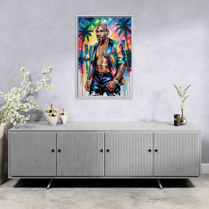 Iron Legacy 2.0 - Living Room White Frame Canvas