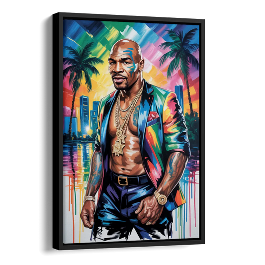 Iron Legacy 2.0 Side - Black Canvas Wall Art