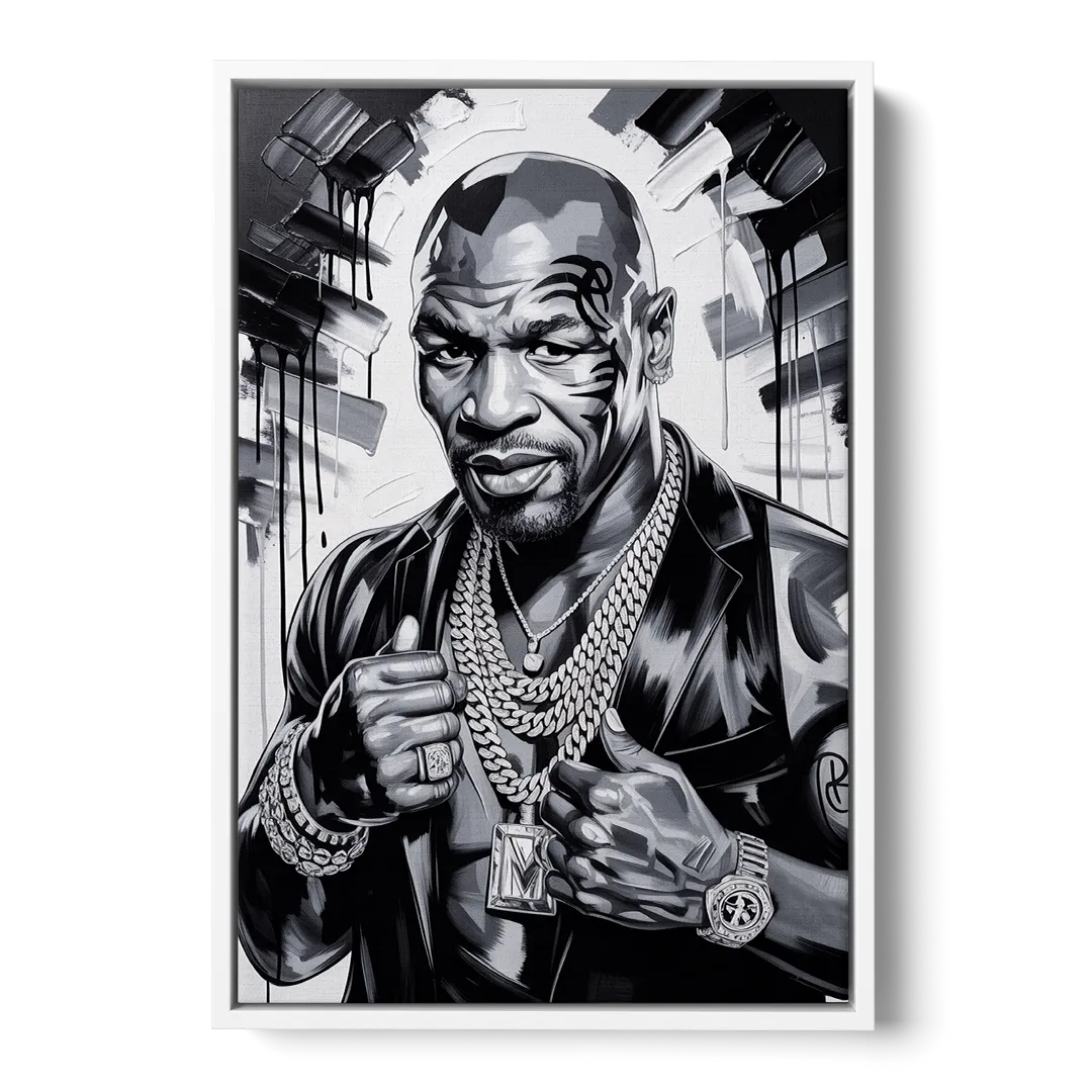 Iron Legacy - White Frame Canvas