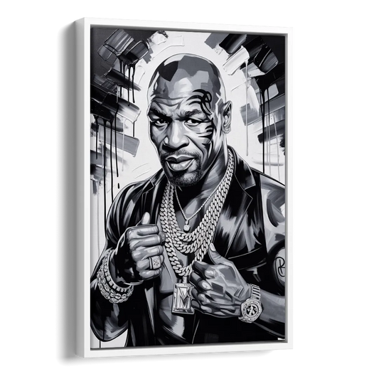 Iron Legacy Side - White Canvas Wall Art