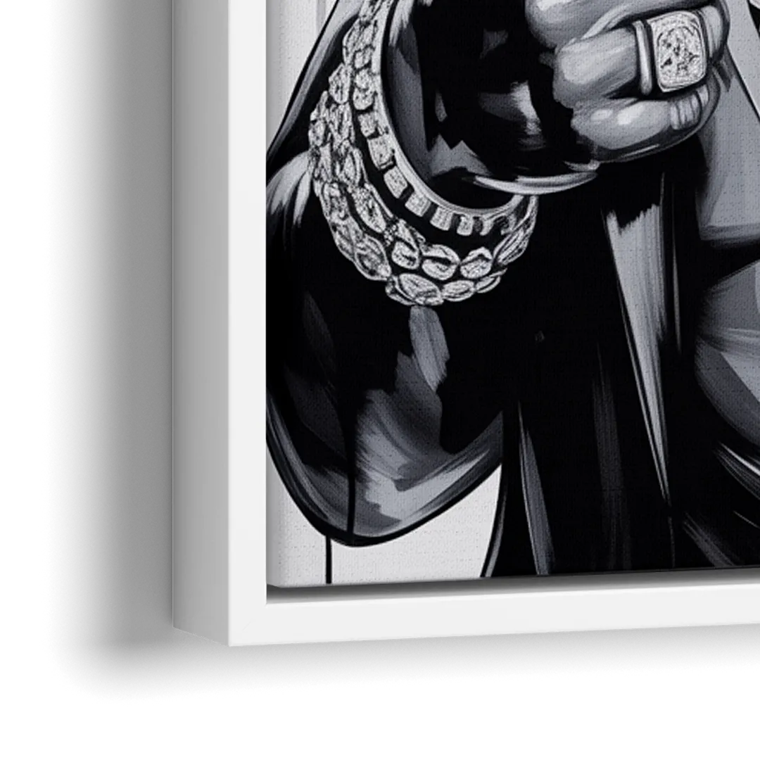 Iron Legacy - Close-Up White Frame Canvas