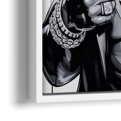 Iron Legacy - Close-Up White Frame Canvas