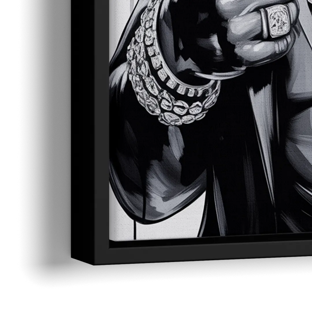 Iron Legacy - Close-Up Black Frame Canvas