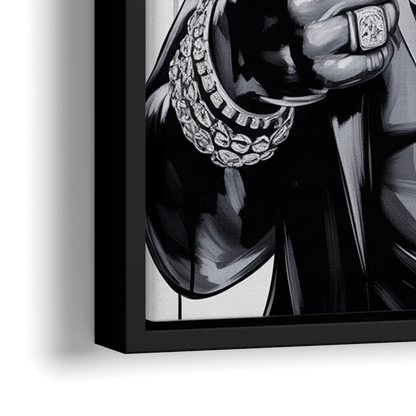 Iron Legacy - Close-Up Black Frame Canvas