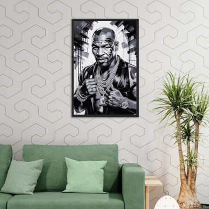 Iron Legacy - Living Room Black Frame Canvas