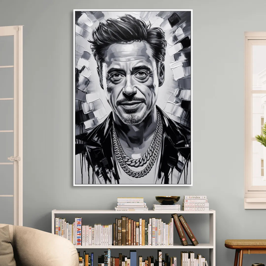 Iron Spirit 2.0 Sitting Room - White Canvas Wall Art