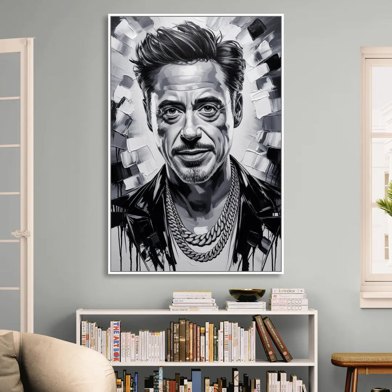 Iron Spirit 2.0 Sitting Room - White Canvas Wall Art