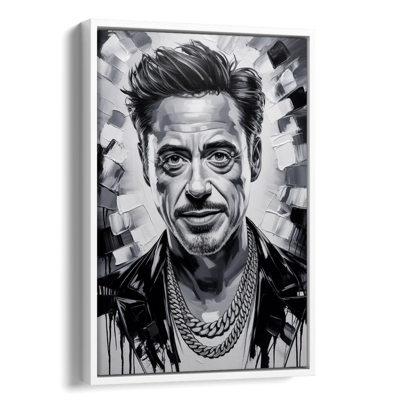 Iron Spirit 2.0 Side - White Canvas Wall Art