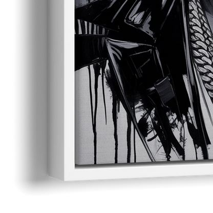 Iron Spirit 2.0 - Close-Up White Frame Canvas