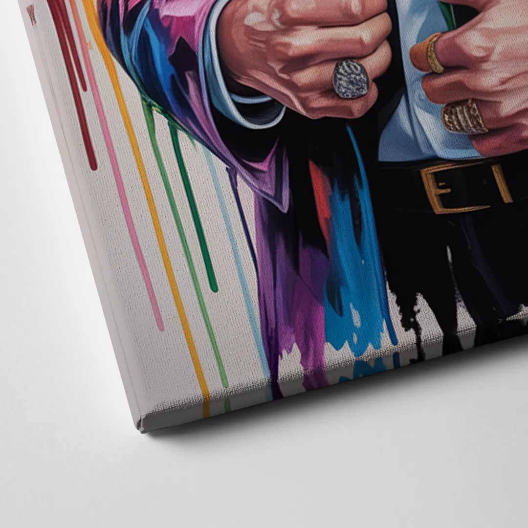 Iron Spirit Canvas Close Up