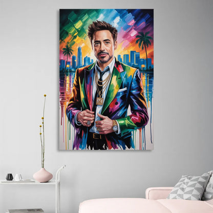 Iron Spirit Sitting Room - Canvas Wall Art