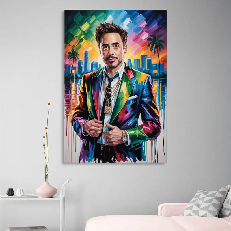 Iron Spirit Sitting Room - Canvas Wall Art