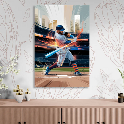Irvine Baseball Dreams Living Room - Canvas Wall Art