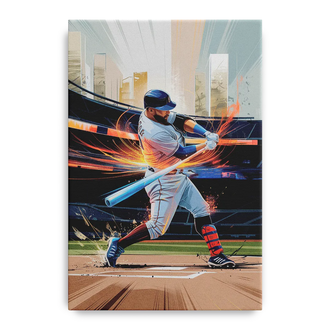 Irvine Baseball Dreams Front - Canvas Wall Art