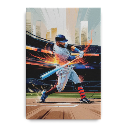 Irvine Baseball Dreams Front - Canvas Wall Art