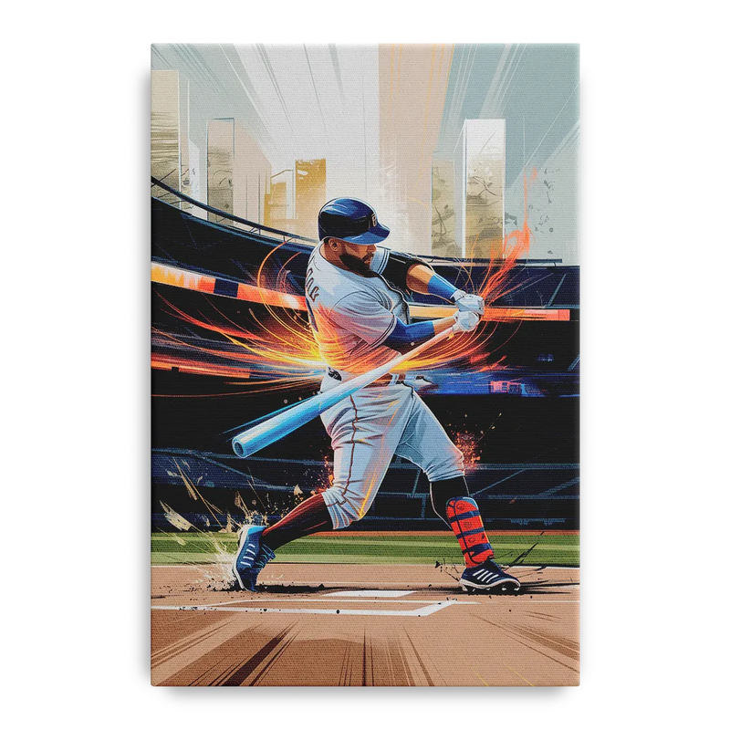 Irvine Baseball Dreams Front - Canvas Wall Art