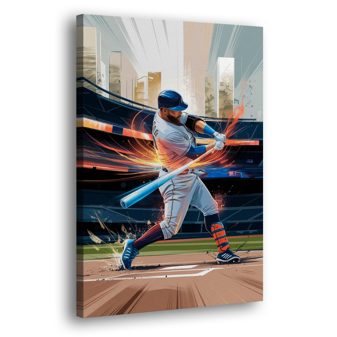 Irvine Baseball Dreams Side - Canvas Wall Art