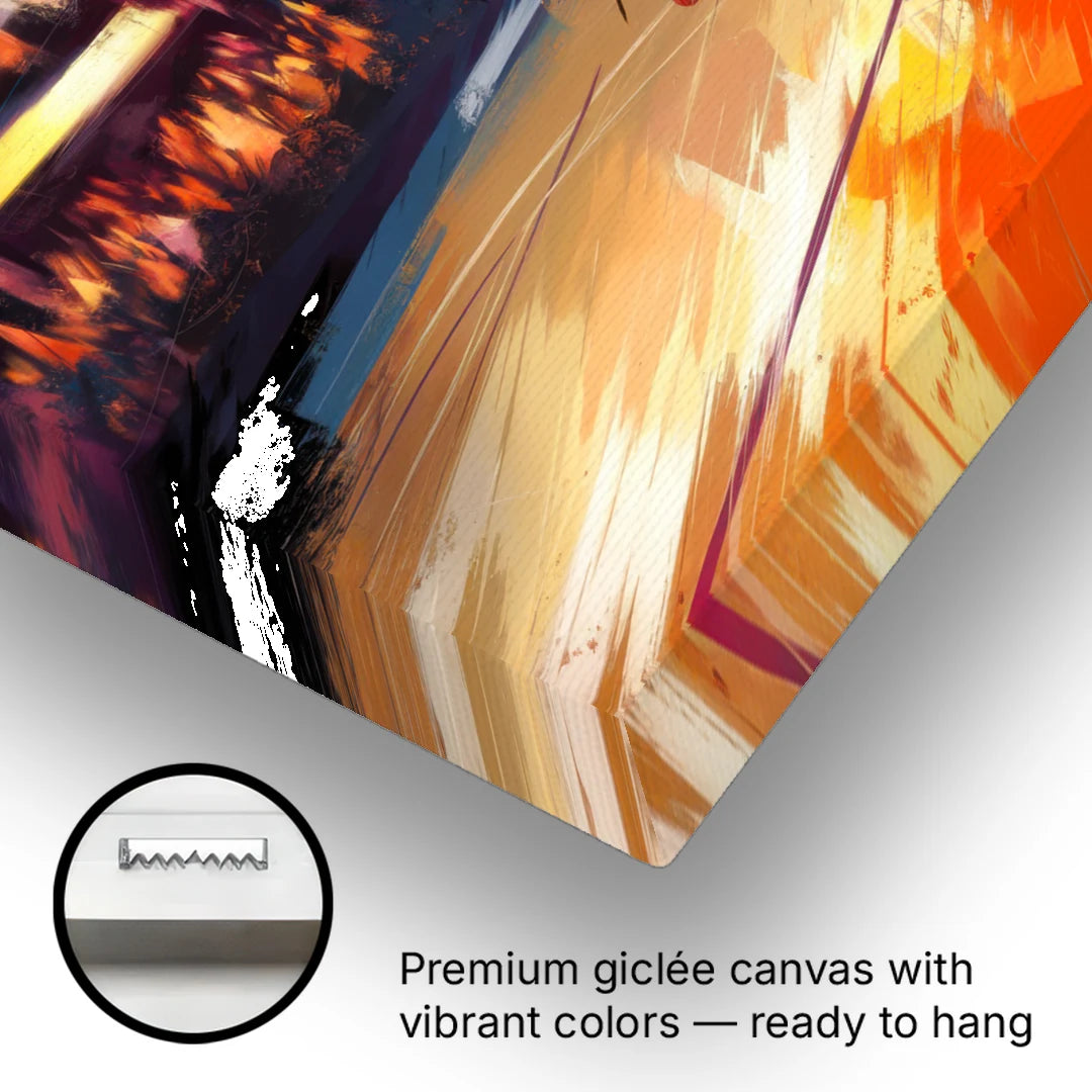 Irvine Basketball Spirit - Canvas Wall Art - Gallery Wrap Corner