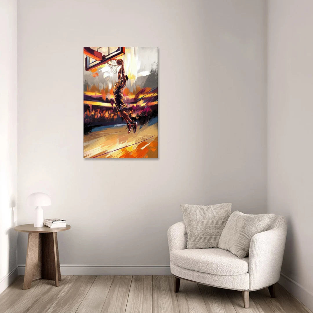 Irvine Basketball Spirit - Canvas Wall Art - Sofa - 24x36