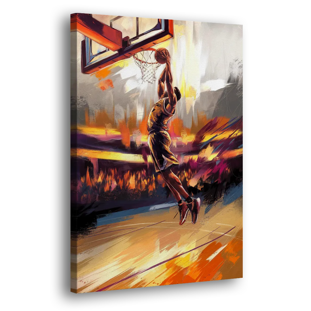 Irvine Basketball Spirit Side - Canvas Wall Art