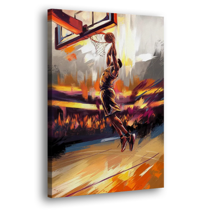 Irvine Basketball Spirit Side - Canvas Wall Art