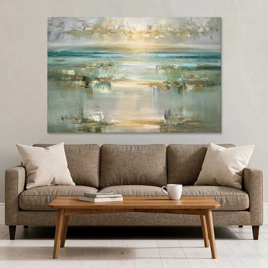 Irvine Coastal Serenity - Canvas Wall Art - Sofa - 60x40