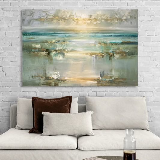 Irvine Coastal Serenity Living Room - Canvas Wall Art