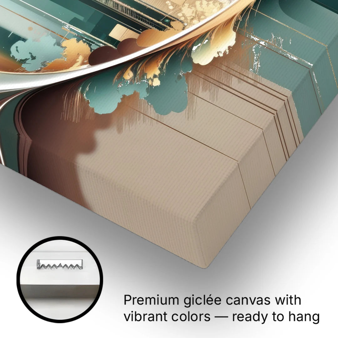 Irvine Modern Design - Canvas Wall Art - Gallery Wrap Corner