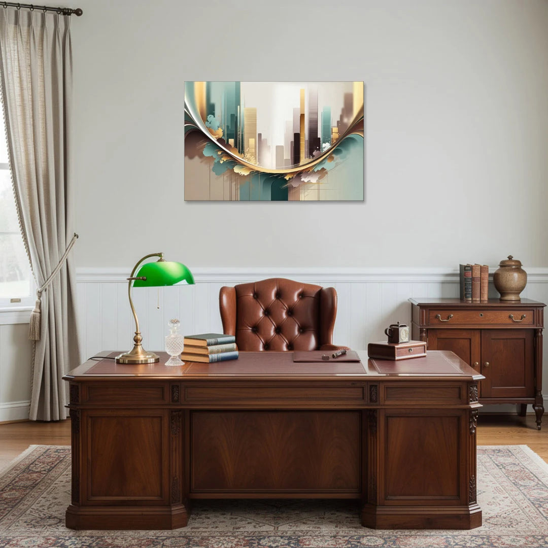 Irvine Modern Design - Canvas Wall Art - Office - 36x24