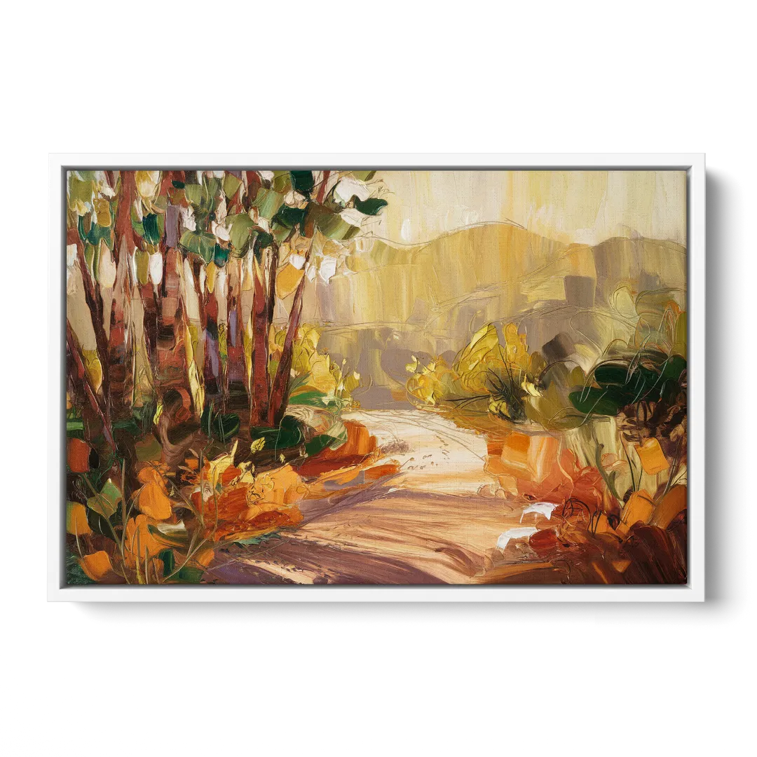 Irvine Nature Trails Front - White Canvas Wall Art