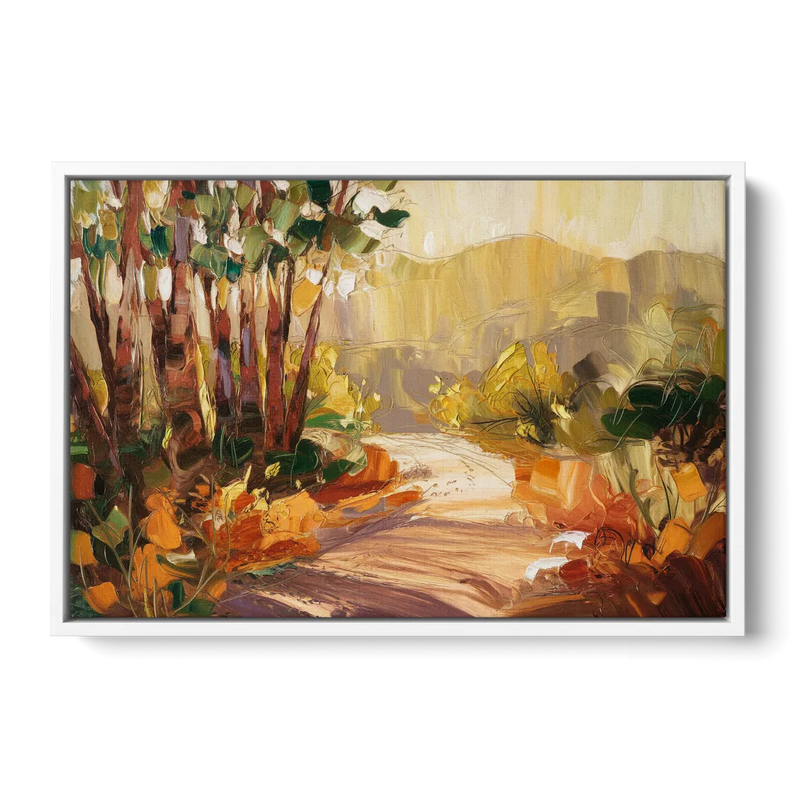 Irvine Nature Trails Front - White Canvas Wall Art