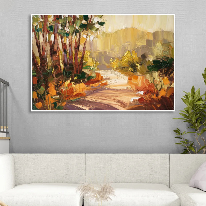 Irvine Nature Trails Living Room - White Canvas Wall Art