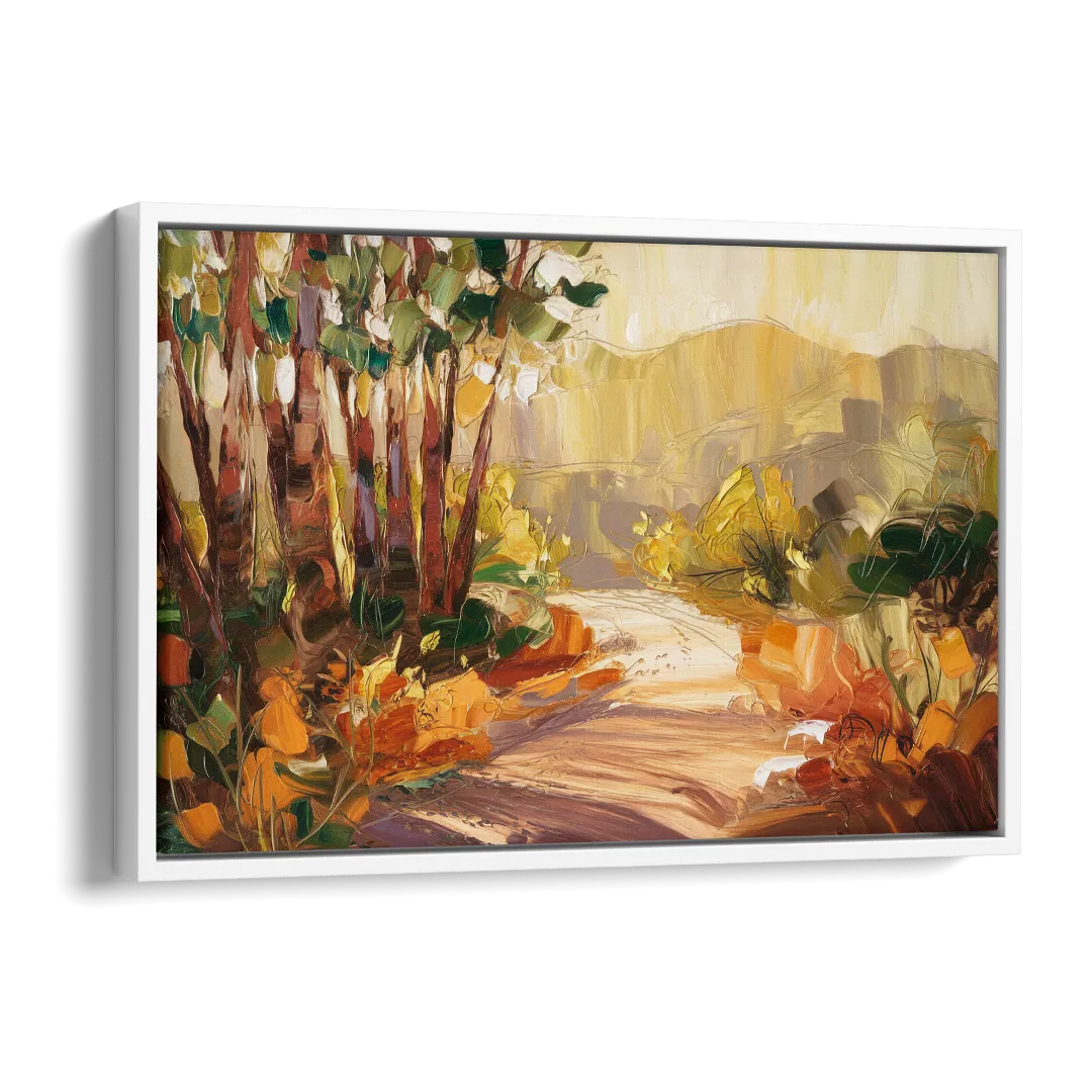 Irvine Nature Trails Side - White Canvas Wall Art