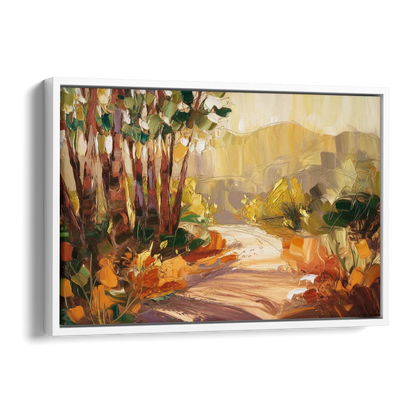 Irvine Nature Trails Side - White Canvas Wall Art