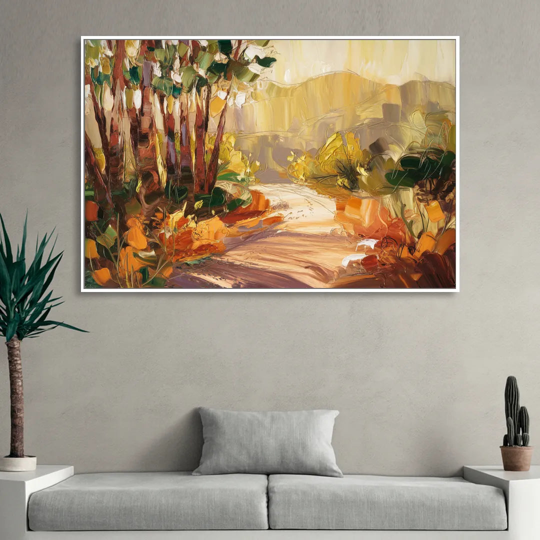Irvine Nature Trails Sitting Room - White Canvas Wall Art