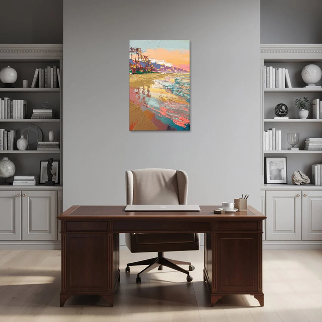 Irvine Orange County Vibes - Canvas Wall Art - Office - 24x36